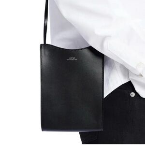 Small A.P.C crossbody satchel leather bag